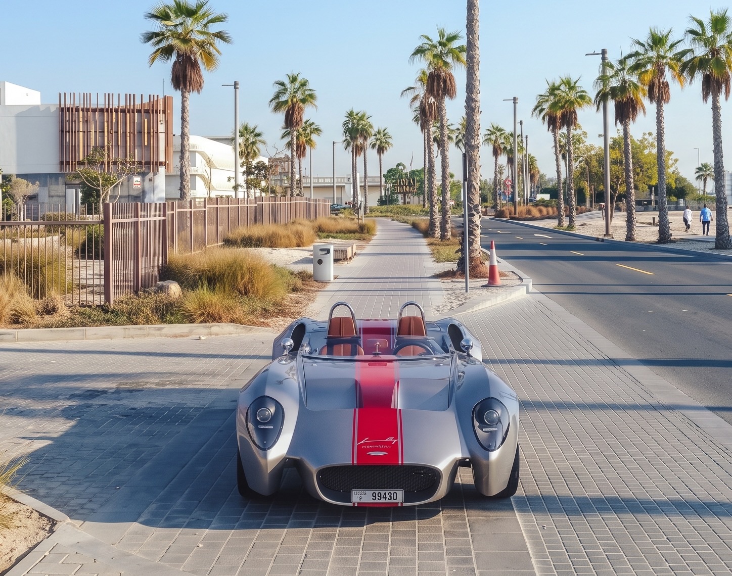 The Jannarelly Design-1 on a Dubai street